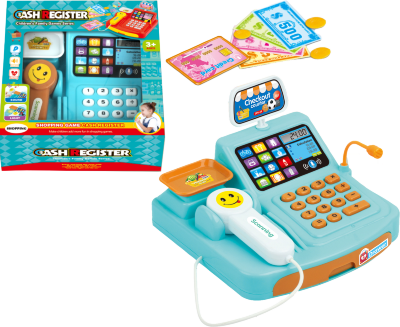 Casă de Marcat Supermarket cu Display, Cântar si Cititor de Cod de Bare | image