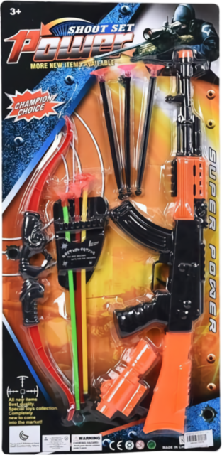 Set Mitralieră și Arc cu Sulițe