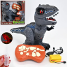 Dinozaur interactiv cu telecomandă, lumină și fum