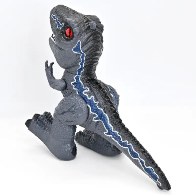 Dinozaur interactiv cu telecomandă, lumină și fum