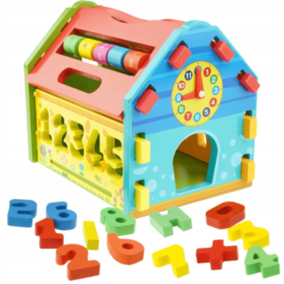 Căsuță Educativă Montessori din Lemn 6 în 1 | image