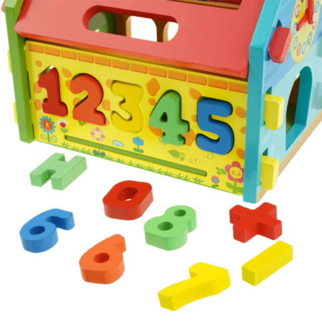 Căsuță Educativă Montessori din Lemn 6 în 1