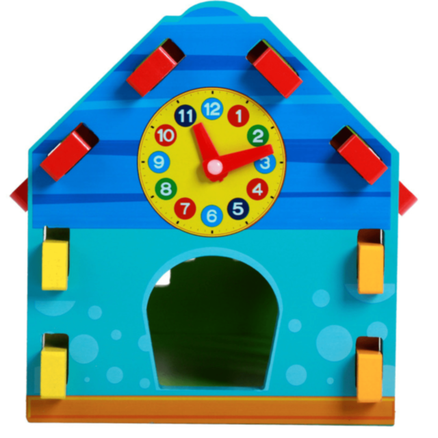 Căsuță Educativă Montessori din Lemn 6 în 1