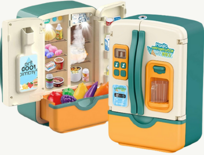 Frigider de Jucărie Interactiv cu Accesorii, Sunete și Lumină (culoare aleatorie) | image
