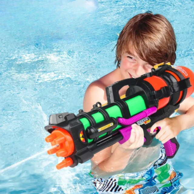 Pistol cu Apă de Dimensiuni Mari – Jet Puternic cu Presiune pentru Joacă în Aer Liber