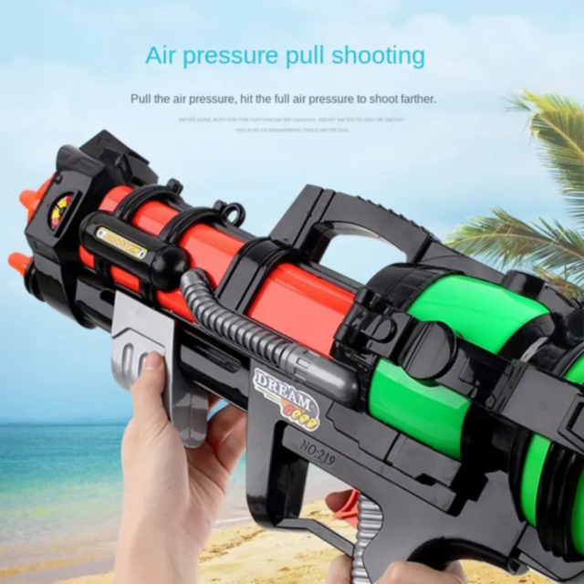 Pistol cu Apă de Dimensiuni Mari – Jet Puternic cu Presiune pentru Joacă în Aer Liber
