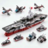 Set de construcție portavion militar 8 în 1