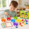Joc Montessori de Sortare și Numărare cu Dinozauri