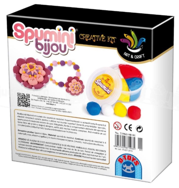 Spuma de Modelat - Spumini Bijou  joc creativ