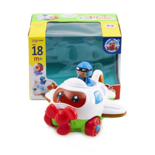 Avion care ocolește obstacole, emite lumini și sunete