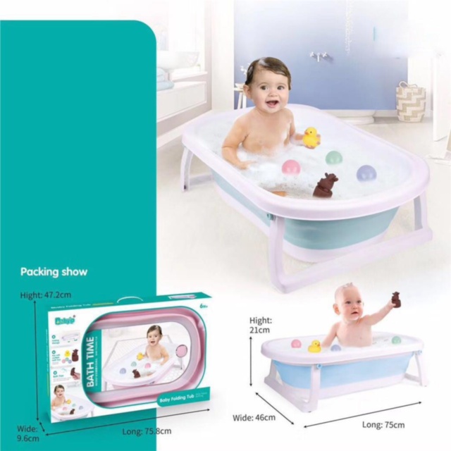 Cădiță Pliabilă cu Jucării de Baie