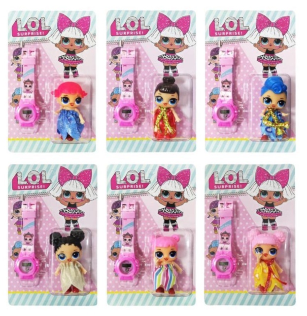 Ceas de Mână Electronic cu Păpușa LOL