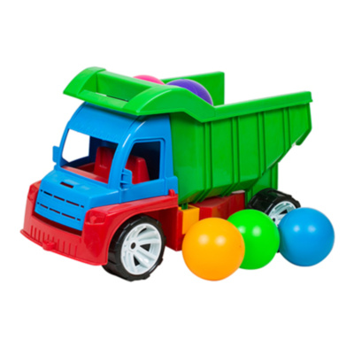 Camion Încărcat cu Bile Colorate, 36cm  | image