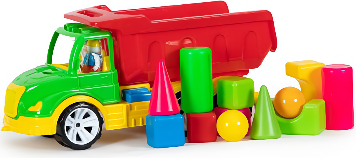 Camion Încărcat cu Cuburi, 53cm 