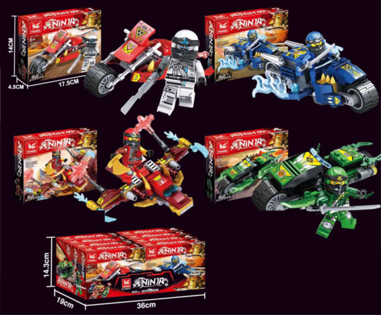 Set de Construcție Ninjago 8buc./set, preț 1 buc.