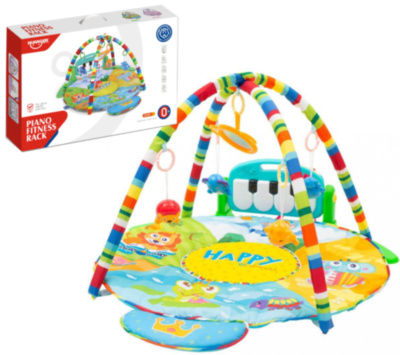 Covoraș de Joacă cu Butoane, Sunete, Luminițe și Arcade cu Zornăitoare | image