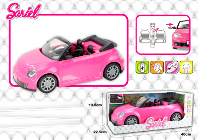 Mașină de Păpuși Decapotabilă cu Sunete | image