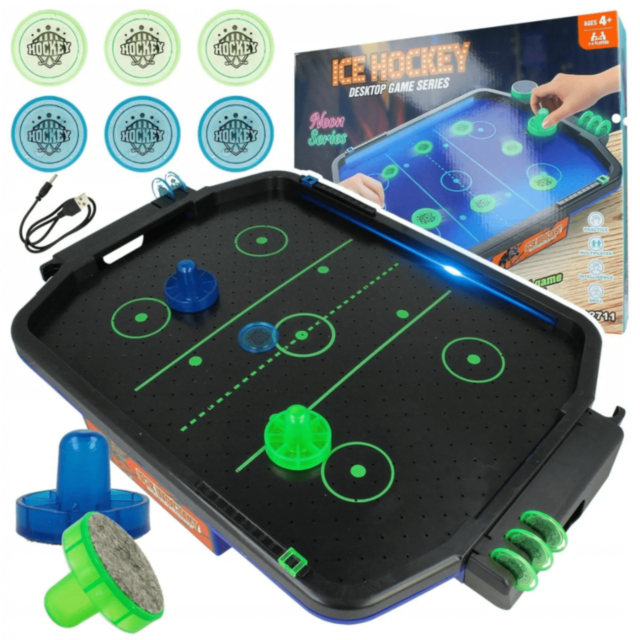 Air Hockey de Masă cu Ventilator Electric