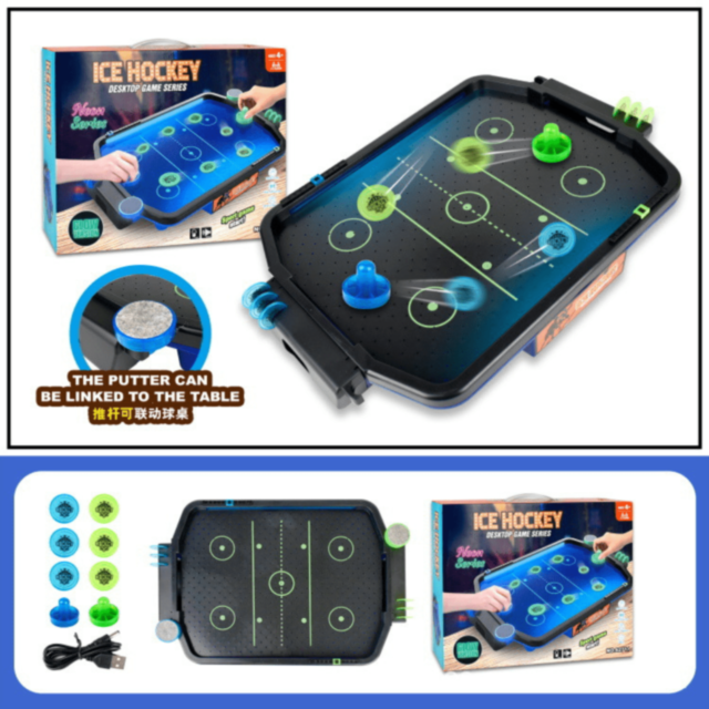 Air Hockey de Masă cu Ventilator Electric