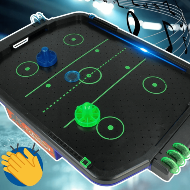 Air Hockey de Masă cu Ventilator Electric