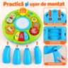 Măsuță muzicală interactivă cu lumini și sunete pentru copii