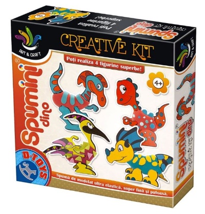 Spumă de Modelat - Spumini Dino  joc creativ | image
