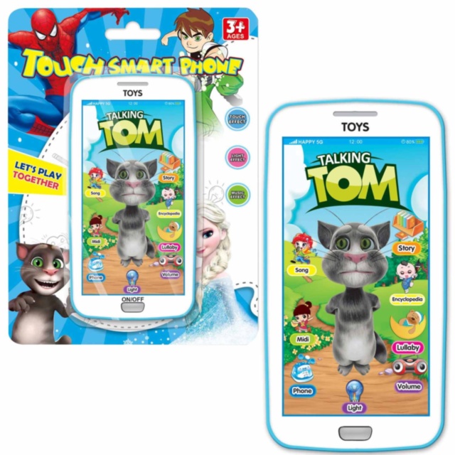 Telefonul "Tom" cu Touch, Sunete, Melodii și Lumini