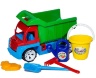 Set Camion și Galetușă cu 4 Accesorii de Nisip, 36cm 