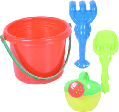 Găletușă cu 3 Accesorii de Nisip, 17cm | image