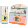 Bucătărie de Jucărie XXL cu Frigider și Accesorii – Set Complet pentru Micii Bucătari