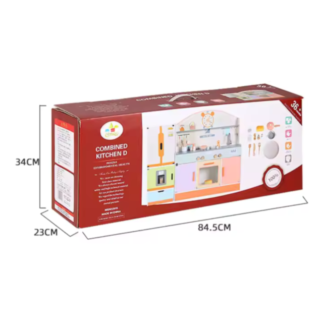 Bucătărie de Jucărie XXL cu Frigider și Accesorii – Set Complet pentru Micii Bucătari