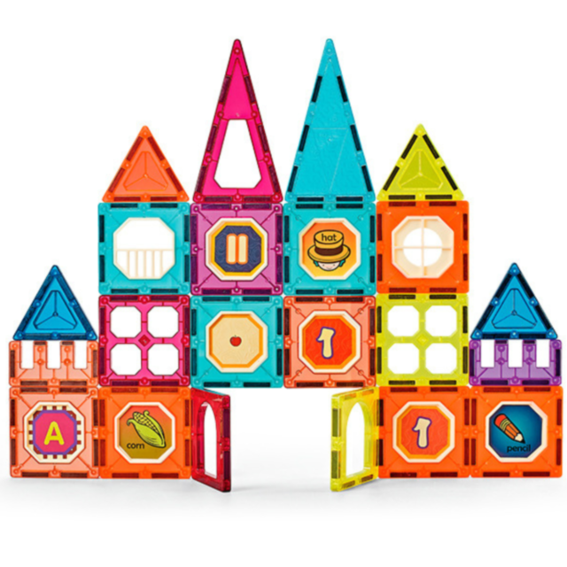 Set de Construcție Magnetică 32 Piese | Jucărie Educativă STEM pentru Copii