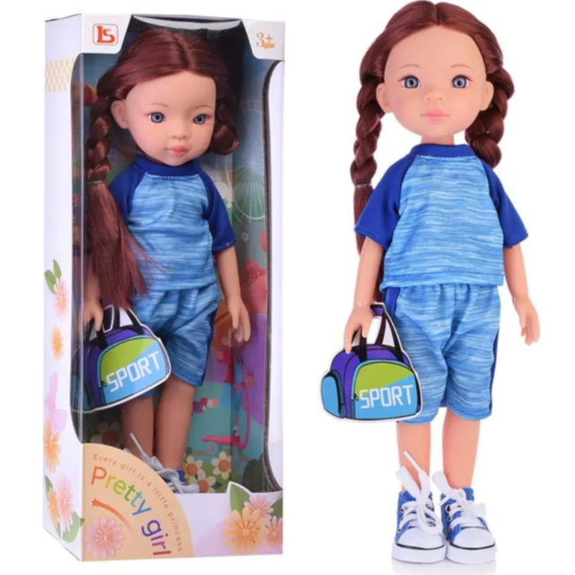 Păpușă Sportivă Yulia cu Articulații Mobile și Păr Lung – 33 cm