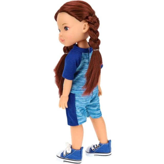 Păpușă Sportivă Yulia cu Articulații Mobile și Păr Lung – 33 cm