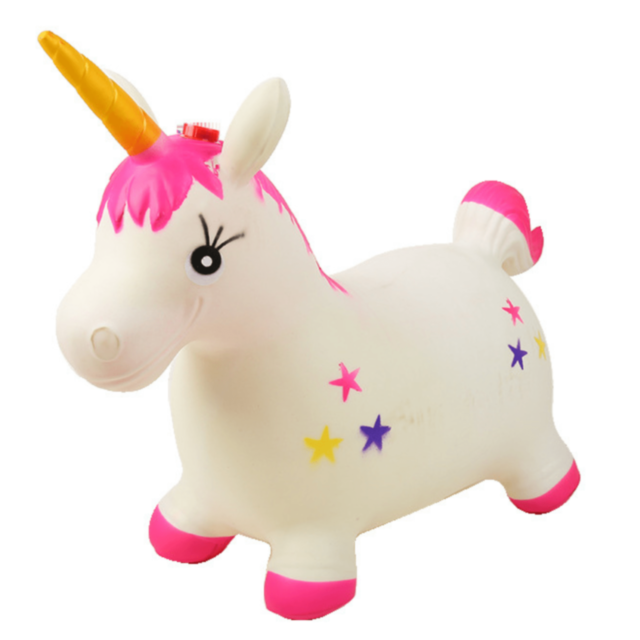 Unicorn Gonflabil cu Lumină și Sunet pentru Copii (culoare aleatorie)