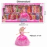 Set păpușă cu 36 de rochițe de schimb