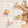 Set 3 Spinner-e Senzoriale cu Ventuză pentru Bebeluși