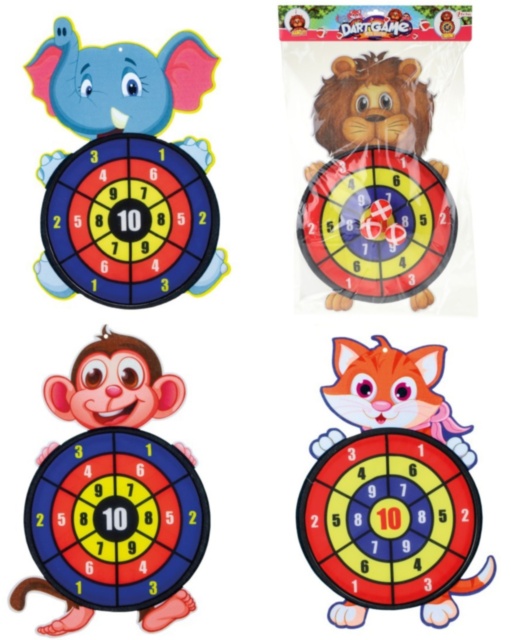 Darts Velcro din Material cu 3 Mingi , 28cm