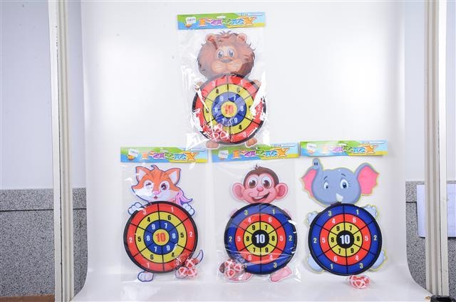 Darts Velcro din Material cu 3 Mingi , 28cm