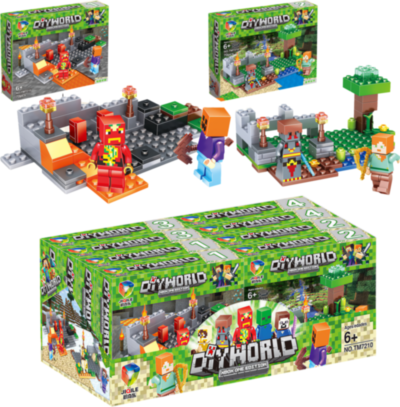 Minecraft, set de construcție 8buc./set, preț 1 buc. | image