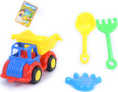 Camion cu 3 Accesorii de Nisip, 27cm  | image