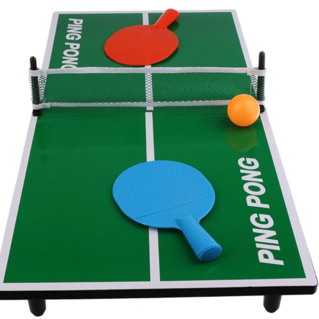 Set Mini Masă de Ping-Pong pentru Copii - Sport și Distracție