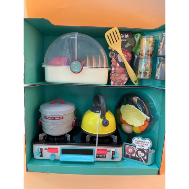 Set de Bucătărie cu Aragaz și Accesorii Realistice