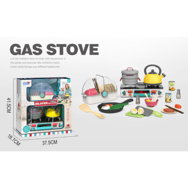 Set de Bucătărie cu Aragaz și Accesorii Realistice