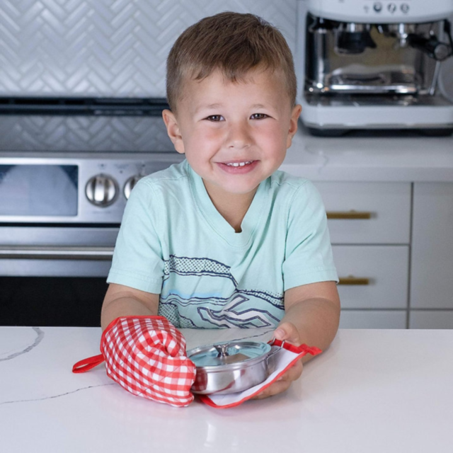 Set de Bucătărie pentru Copii | 16 Piese din Oțel Inoxidabil și Accesorii