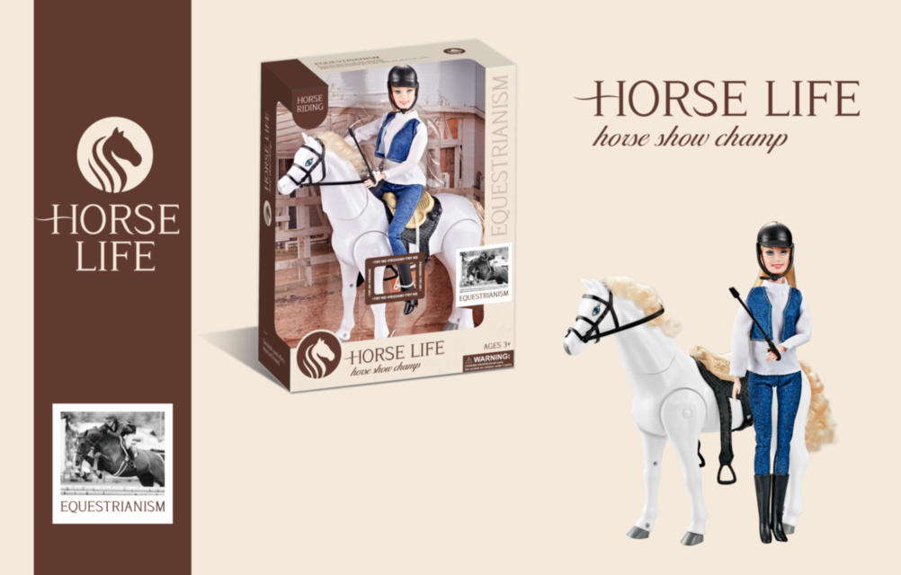 Set Păpușă Călăreață cu Cal - Horse Life