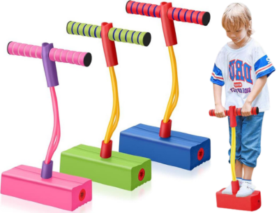 Jucărie Saltăreață Pogo Stick din Spumă cu Sunete Amuzante (culoare aleatorie) | image