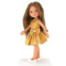 Păpușă Eva cu Rochie Galbenă și Păr Lung – 33 cm