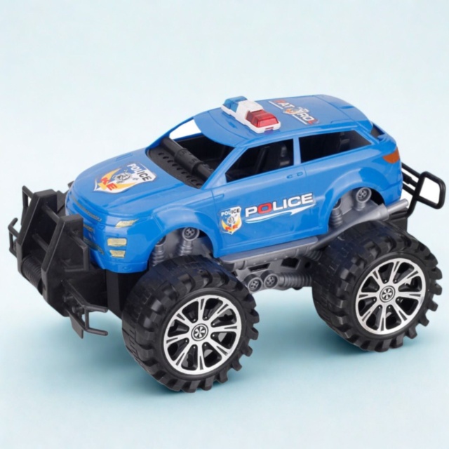 Mașină poliție monster truck pentru copii off-road (culoare aleatorie)