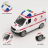 Ambulanță de jucărie cu sunete, lumini și inerție